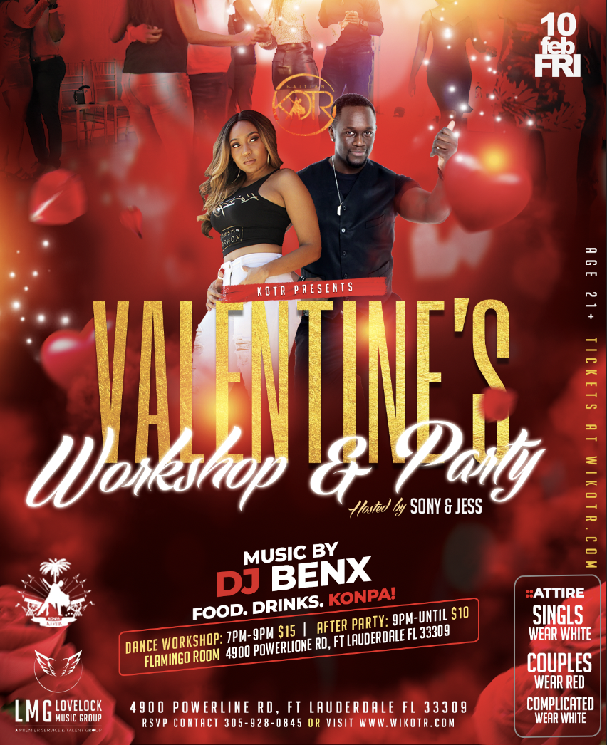 konpa dance valentines day