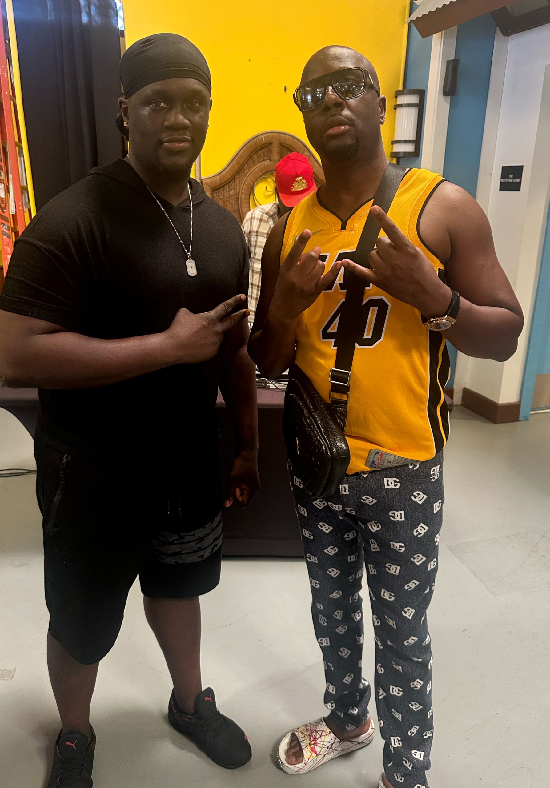Sony Laventure and Wyclef Jean