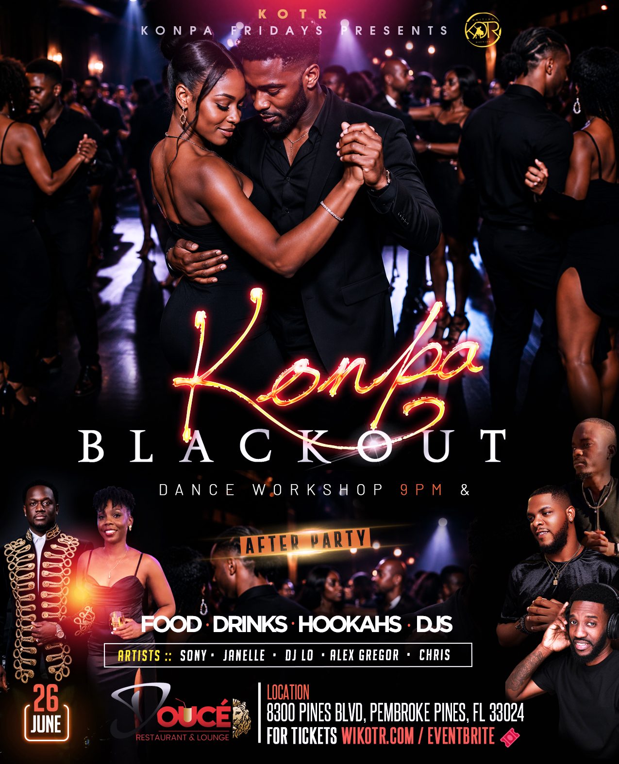 Konpa at Douce Restaurant and Lounge