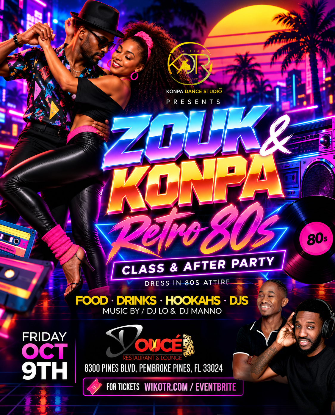 Zouk and Konpa Dance Workshop