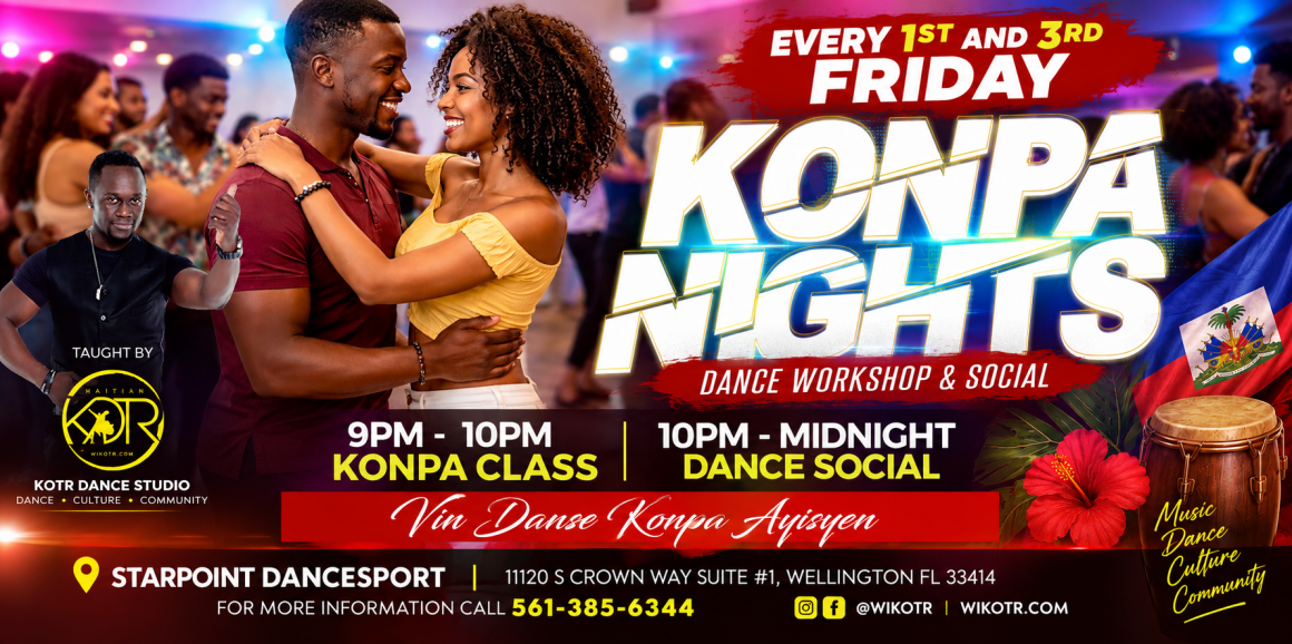 Konpa in Palm Beach: Learn Haitian Konpa Dance with KOTR Dance Studio Konpa in Palm Beach: Learn Haitian Konpa Dance with KOTR Dance Studio